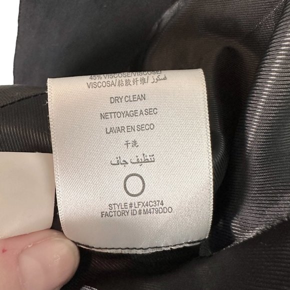 BCBG Max Azria Sheer Back Knotted Blazer Black Women's Small LFX4C374 - Picture 15 of 15